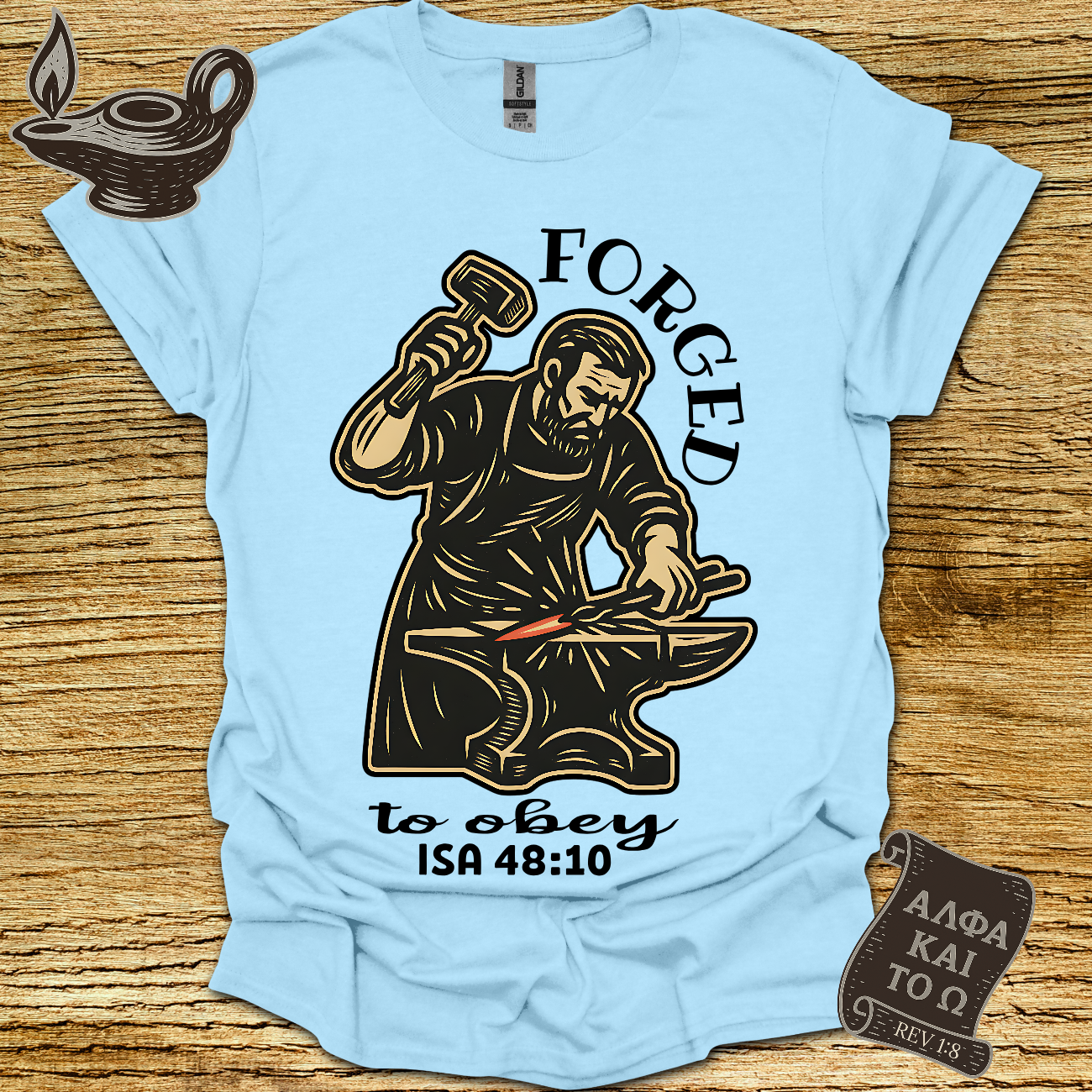 Forged Isaiah 48:10 T-shirt