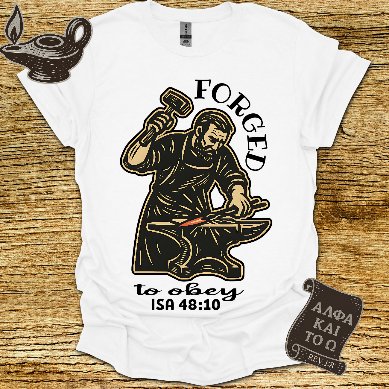 Forged Isaiah 48:10 T-shirt