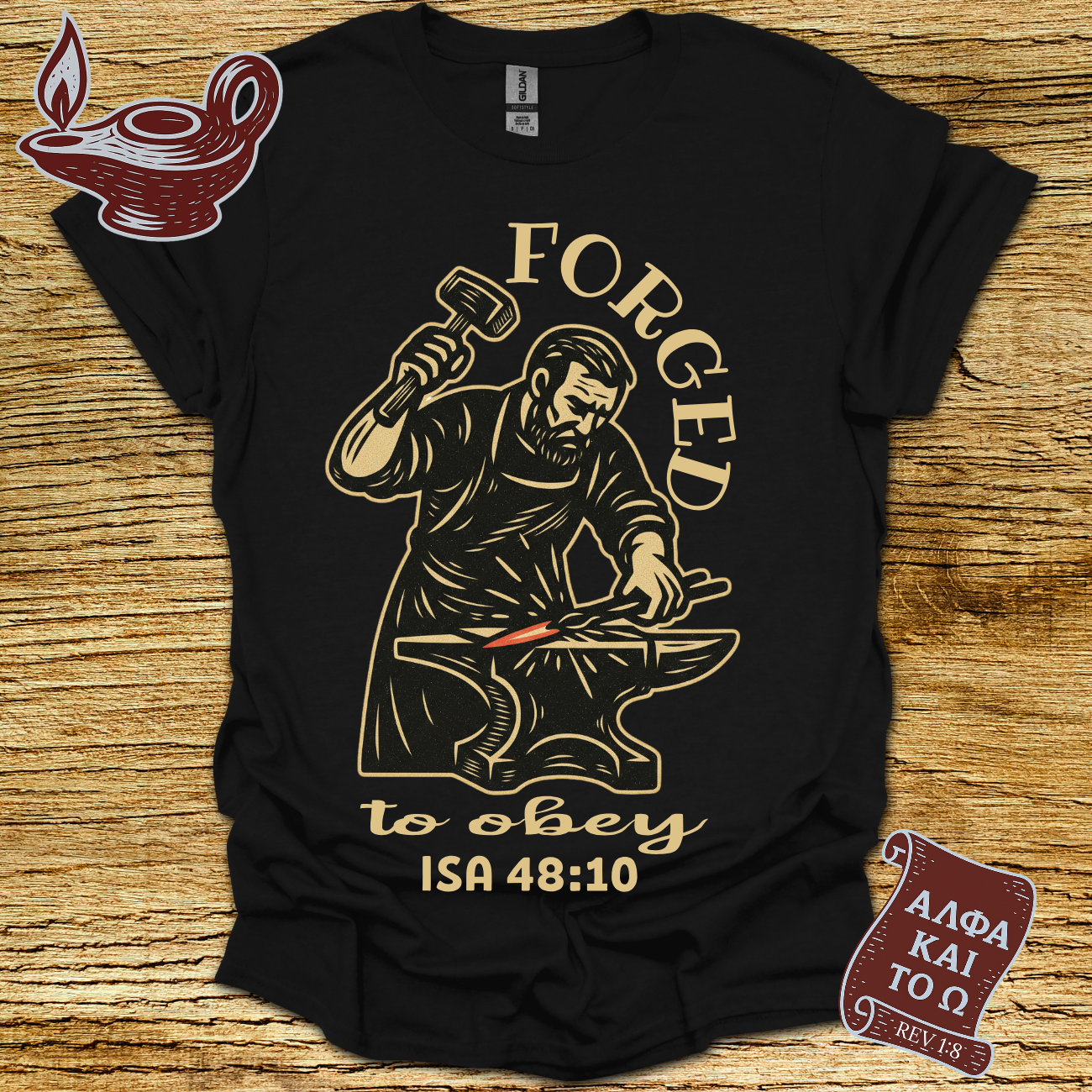 Forged Isaiah 48:10 T-shirt