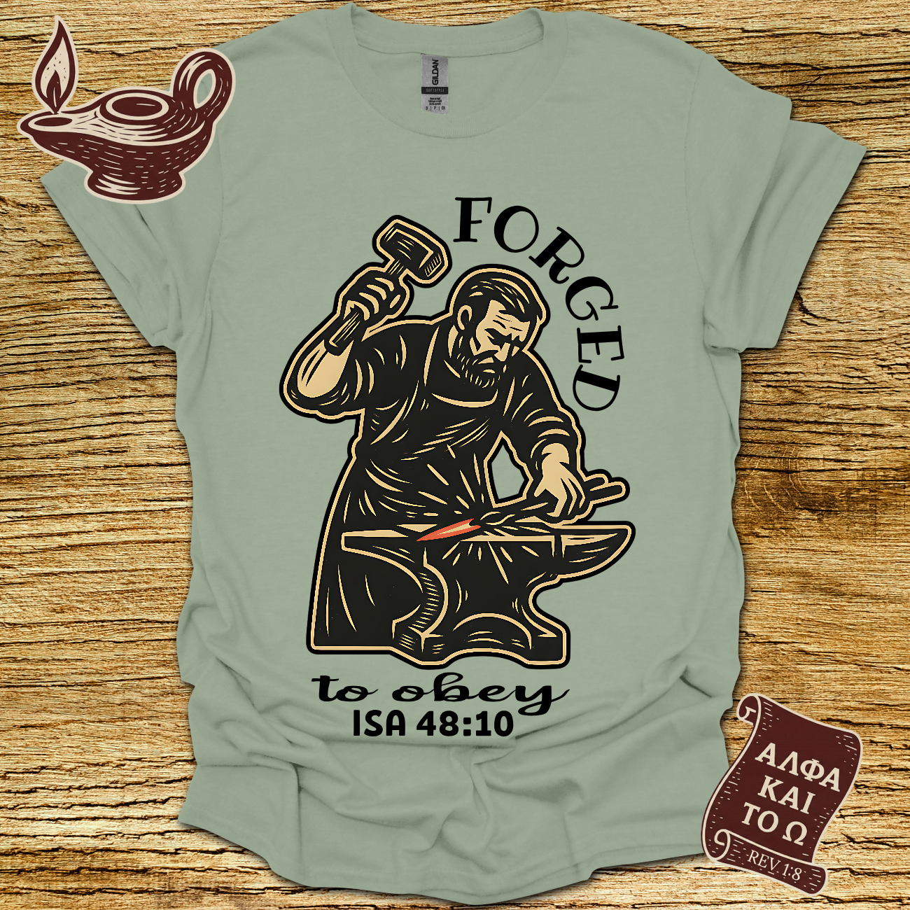 Forged Isaiah 48:10 T-shirt