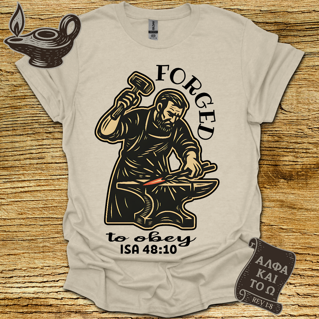 Forged Isaiah 48:10 T-shirt