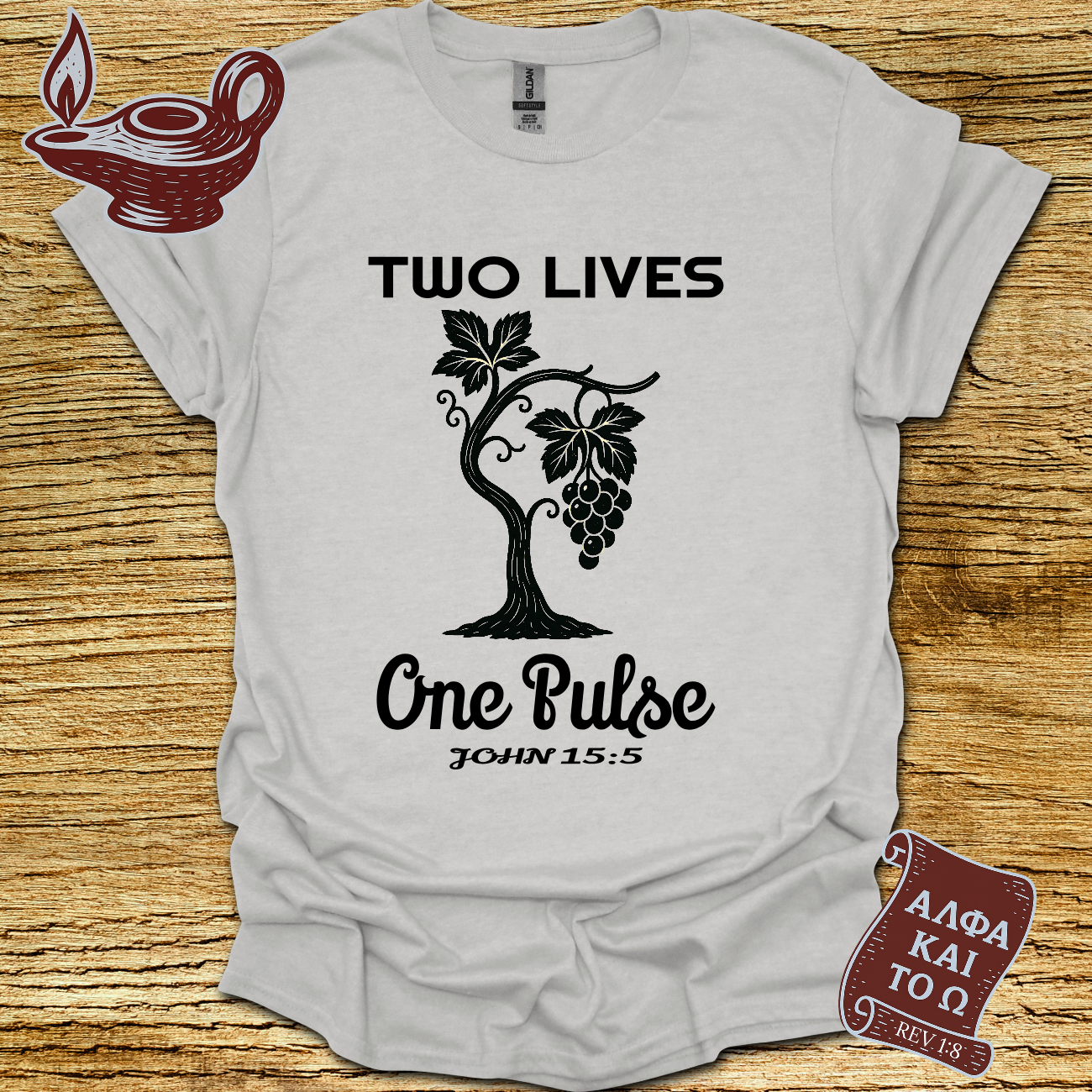 One Pulse – John 15:5 T-Shirt