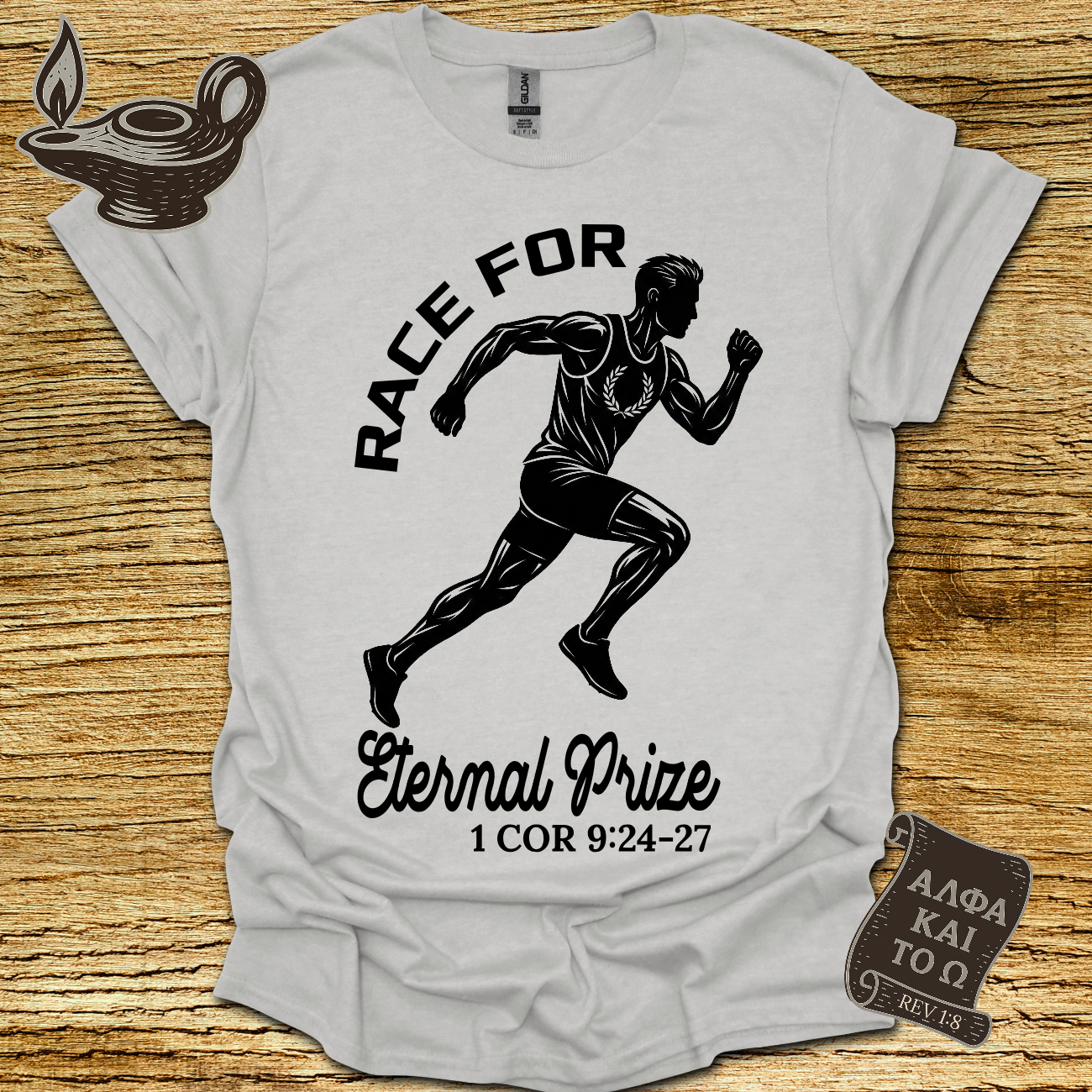 Race 1 Cor. 9:24‑27 T-Shirt