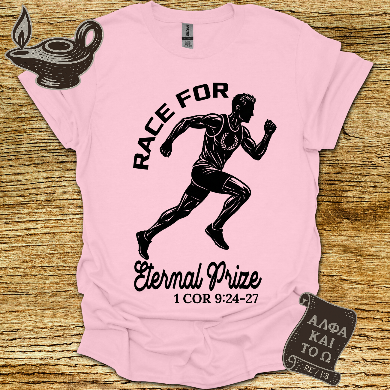 Race 1 Cor. 9:24‑27 T-Shirt