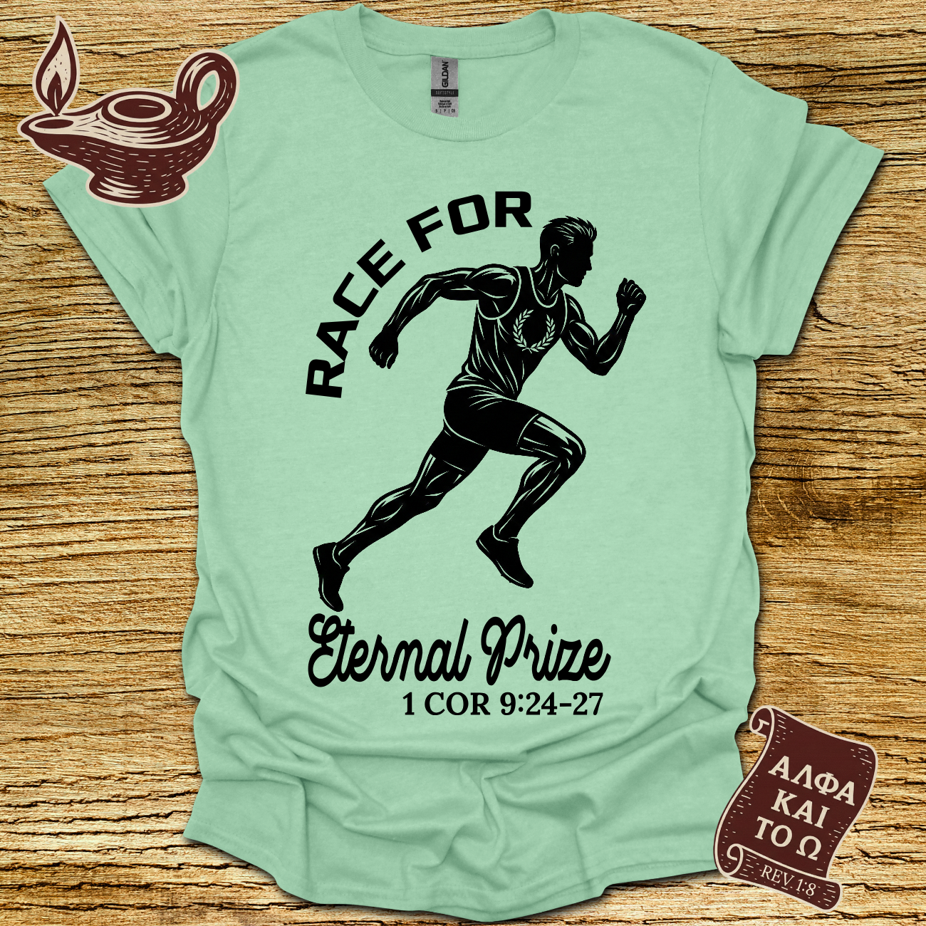 Race 1 Cor. 9:24‑27 T-Shirt