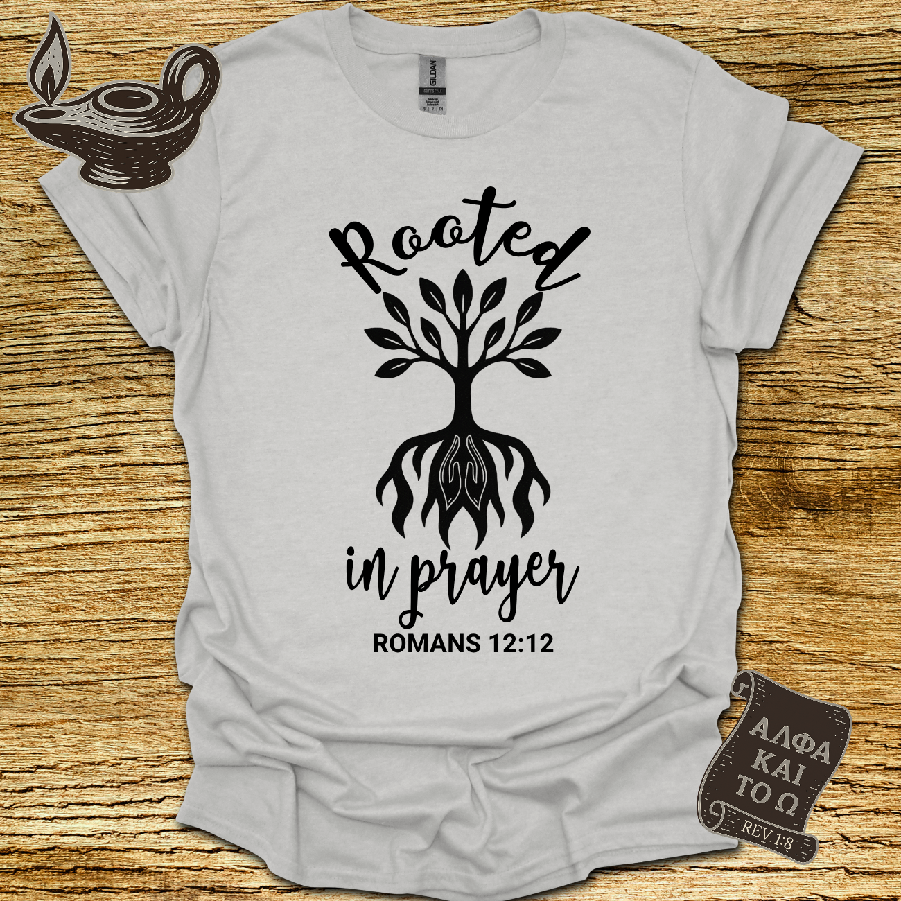 Rooted Romans 12:12 T-Shirt