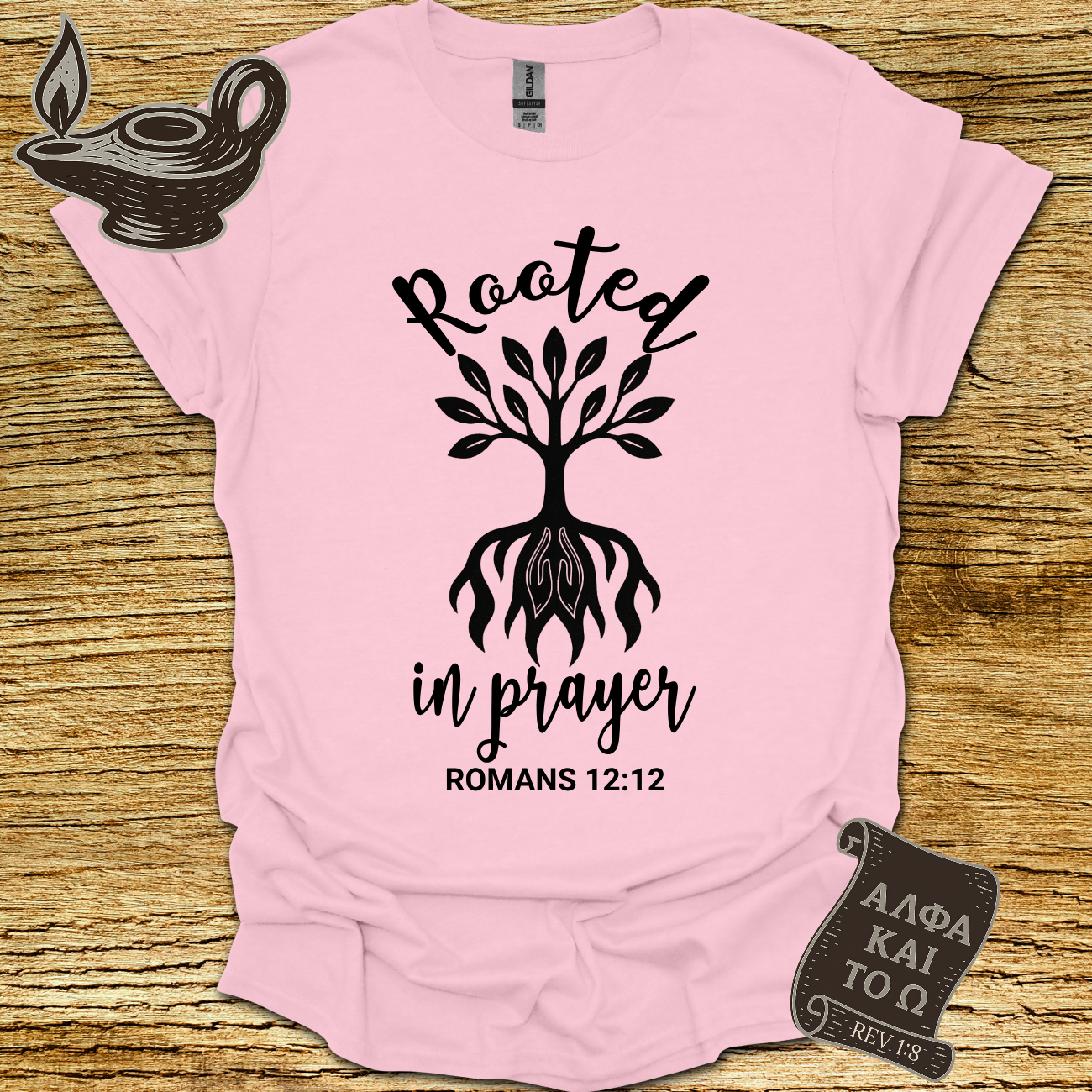 Rooted Romans 12:12 T-Shirt