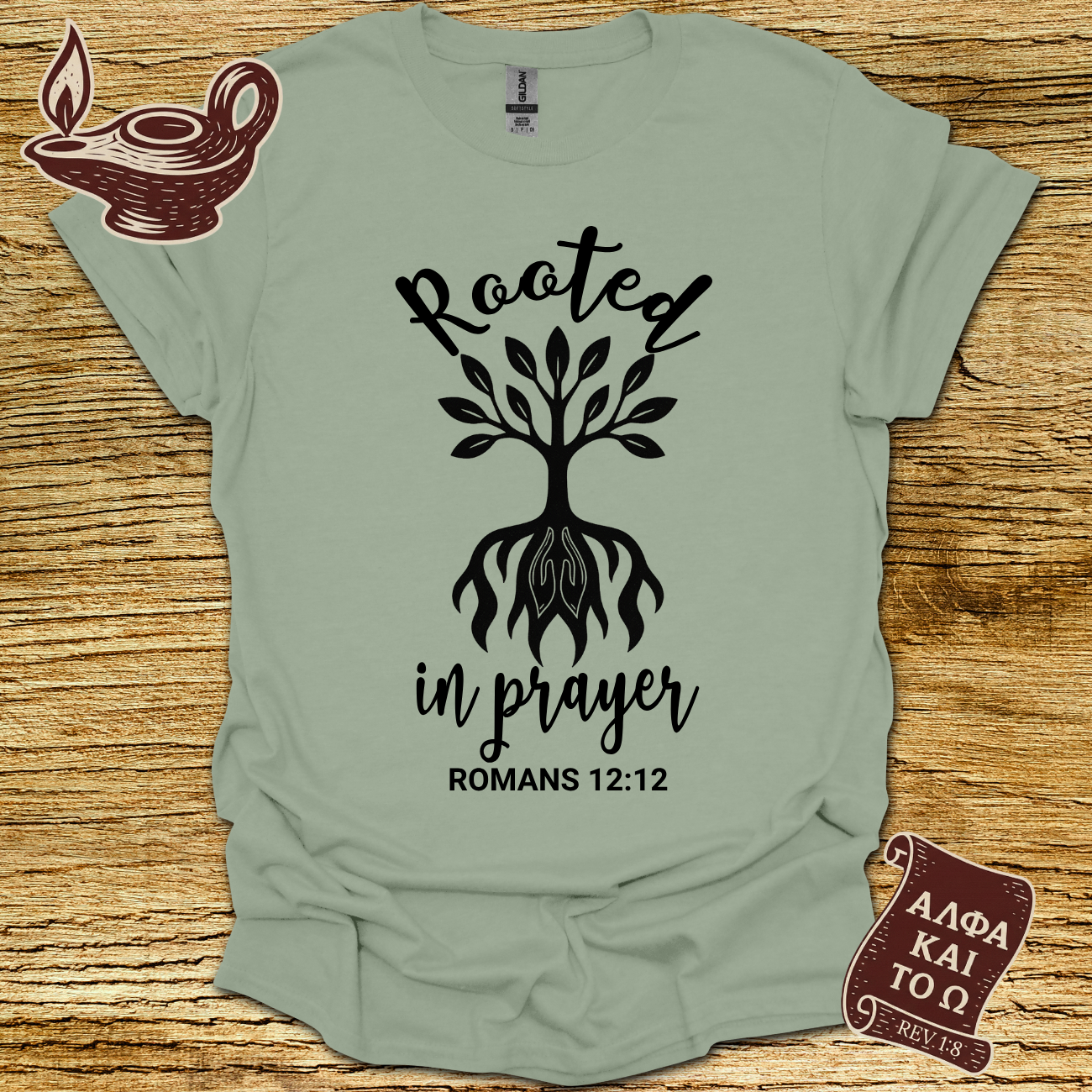 Rooted Romans 12:12 T-Shirt