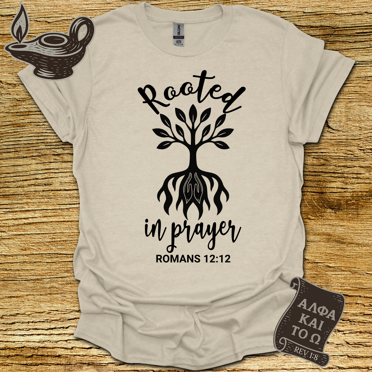 Rooted Romans 12:12 T-Shirt