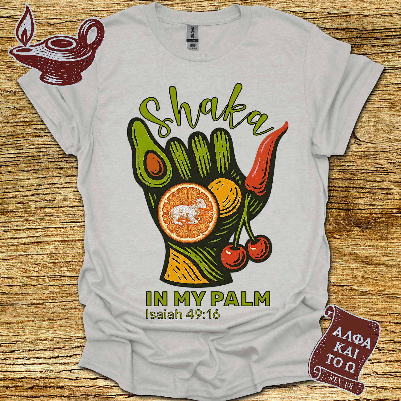Shaka Isaiah 49:16 T-Shirt