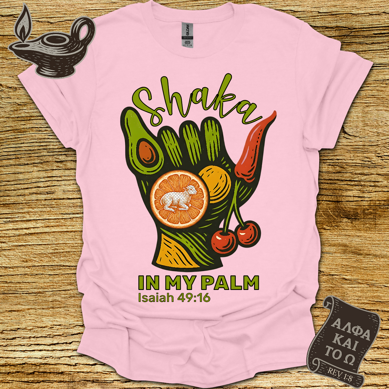 Shaka Isaiah 49:16 T-Shirt