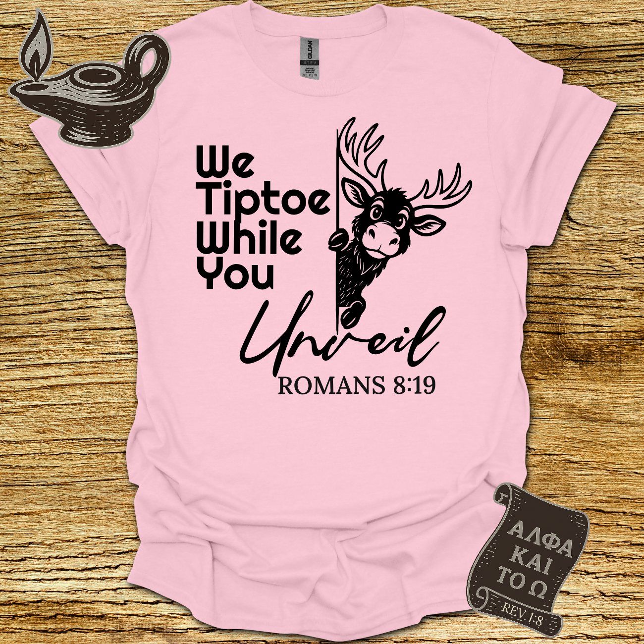 We Tiptoe Romans 8:19 T-Shirt