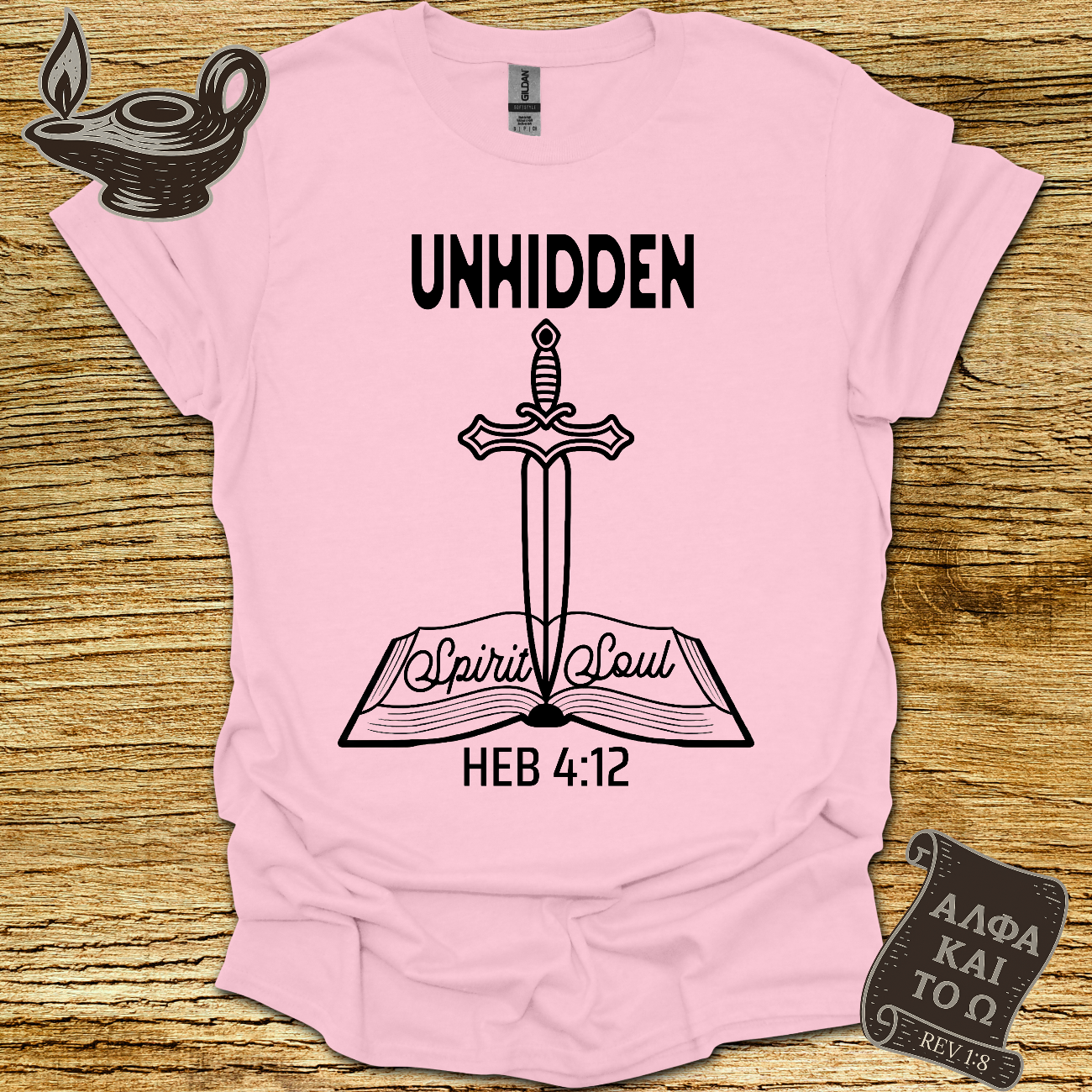 Unhidden Hebrews 4:12 T-Shirt