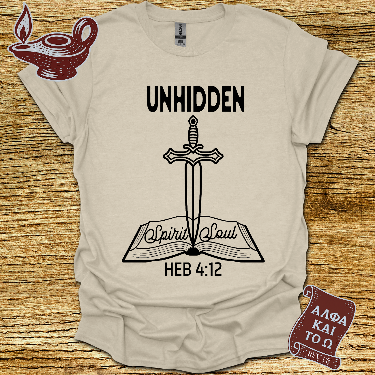 Unhidden Hebrews 4:12 T-Shirt