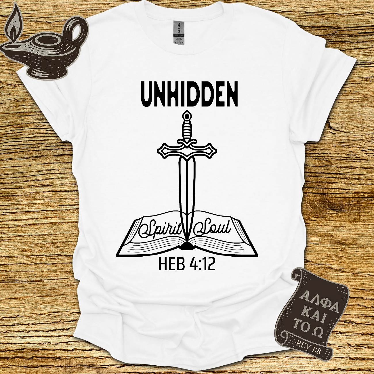 Unhidden Hebrews 4:12 T-Shirt