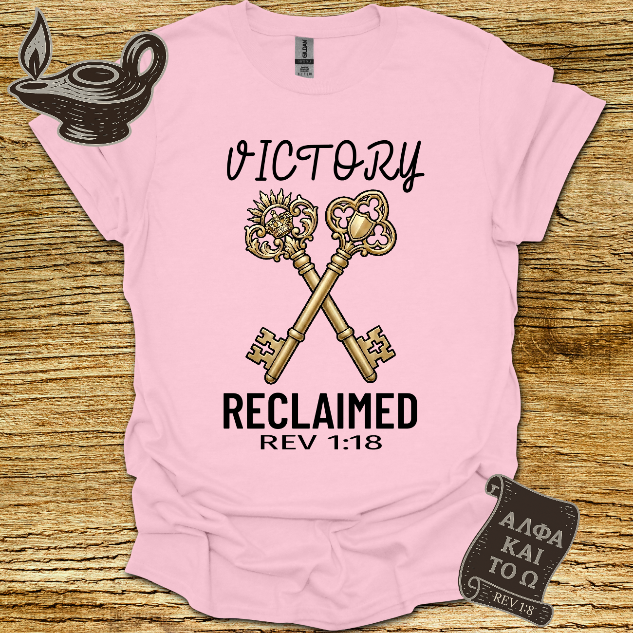 Victory Revelation 1:18 T-shirt